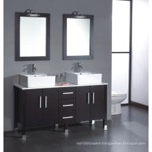 Modern Solid wood PVC MDF MFC Wall Mounted Bathroom vanity cabinet